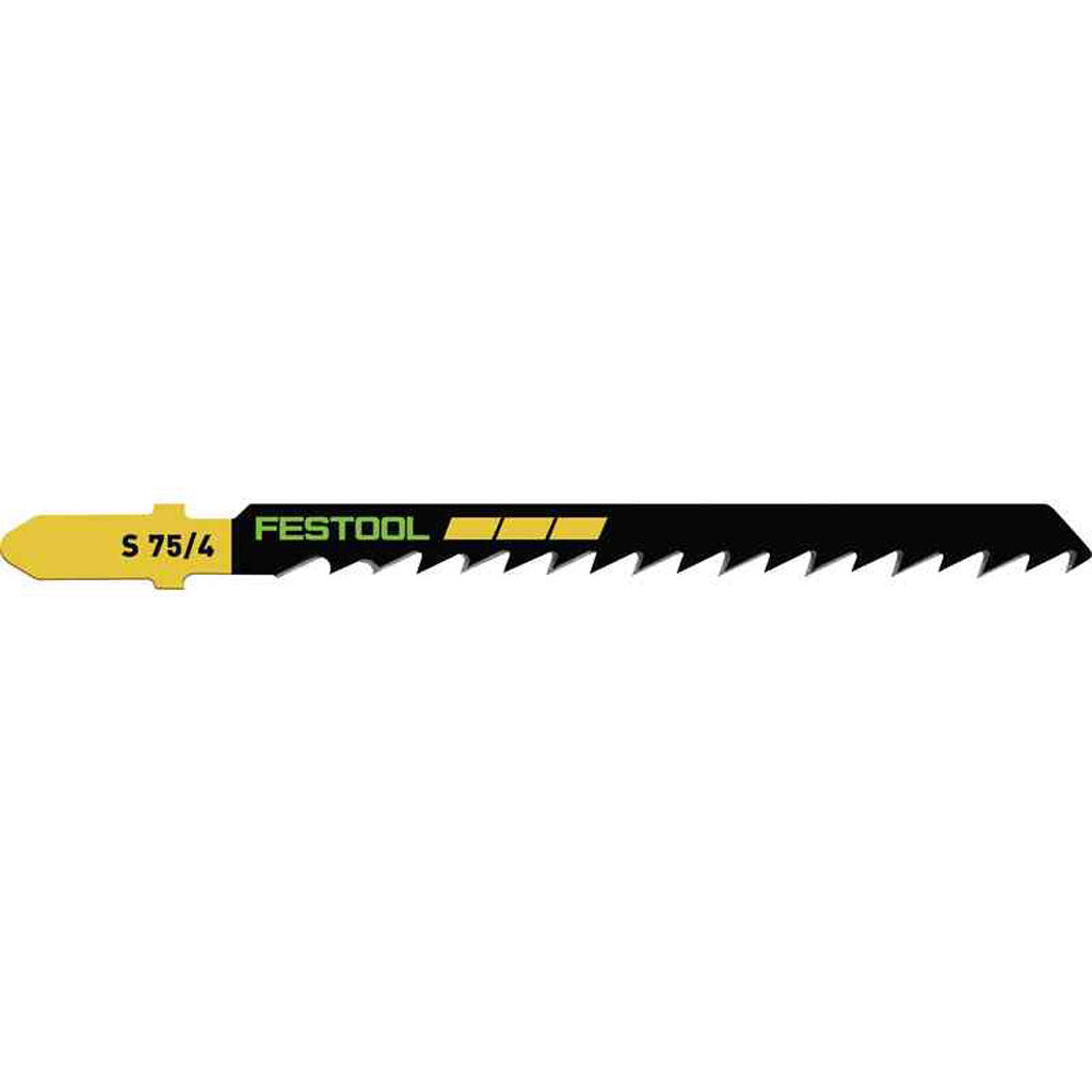 These 3" jigsaw blades have cross-set teeth for fast cutting where precision is not required.