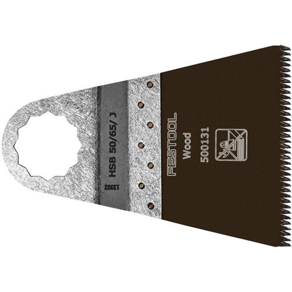 Festool 65mm Straight Oscillating Tool Blade with Japanese Teeth for OS 400 HSB 50/65/J 500131