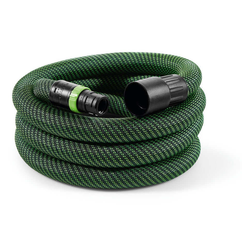 This premium dust extraction hose is durable and flexible with a smooth outside to prevent it from catching. D27mm tool end.