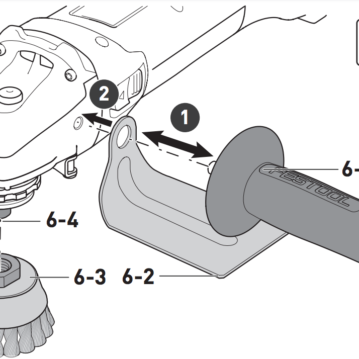 Installation of Festool Hand Guard for AGC 18 Angle Grinder