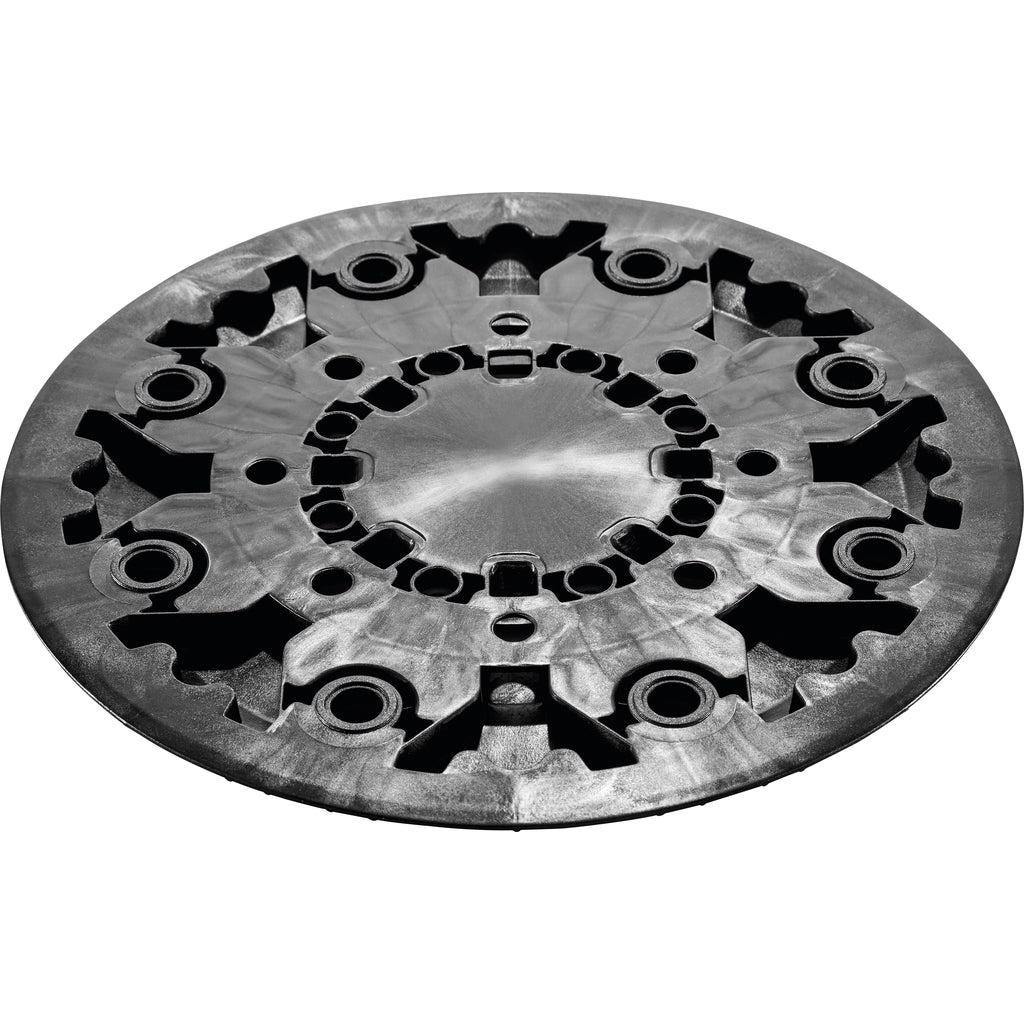 The Planex 2 Sanding Pad with dust extraction holes, for use with interface pad.