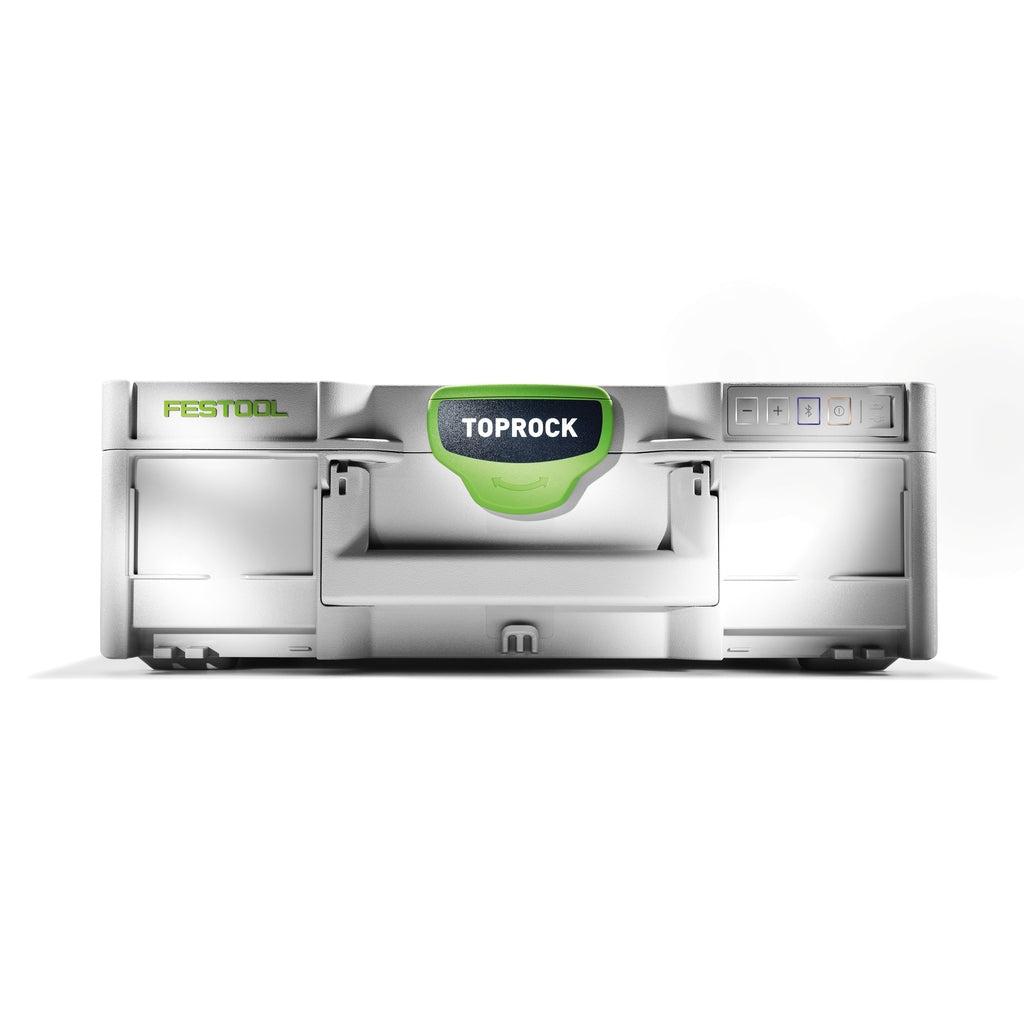 Festool Top Rock Bluetooth Speaker is a high-performance Bluetooth speaker built into a Systainer SYS3 M 137 toolbox.