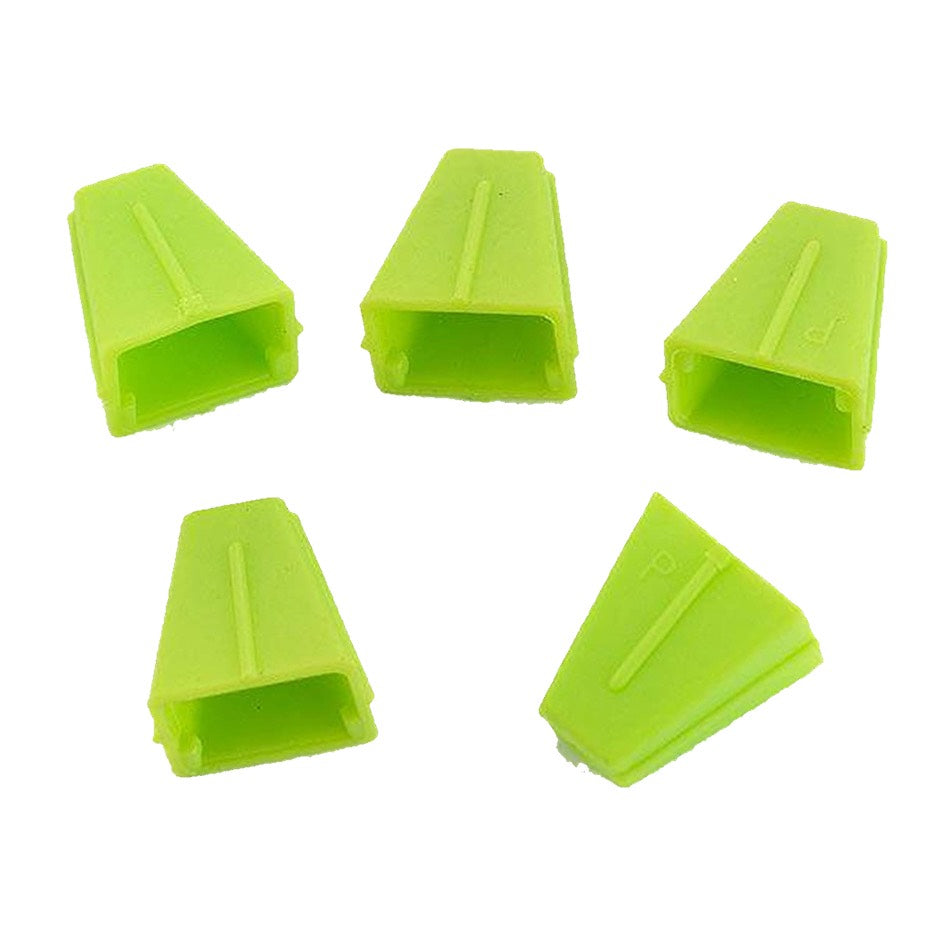 Replacement no-mar tips for Grex P635 and P650L pneumatic pinners.