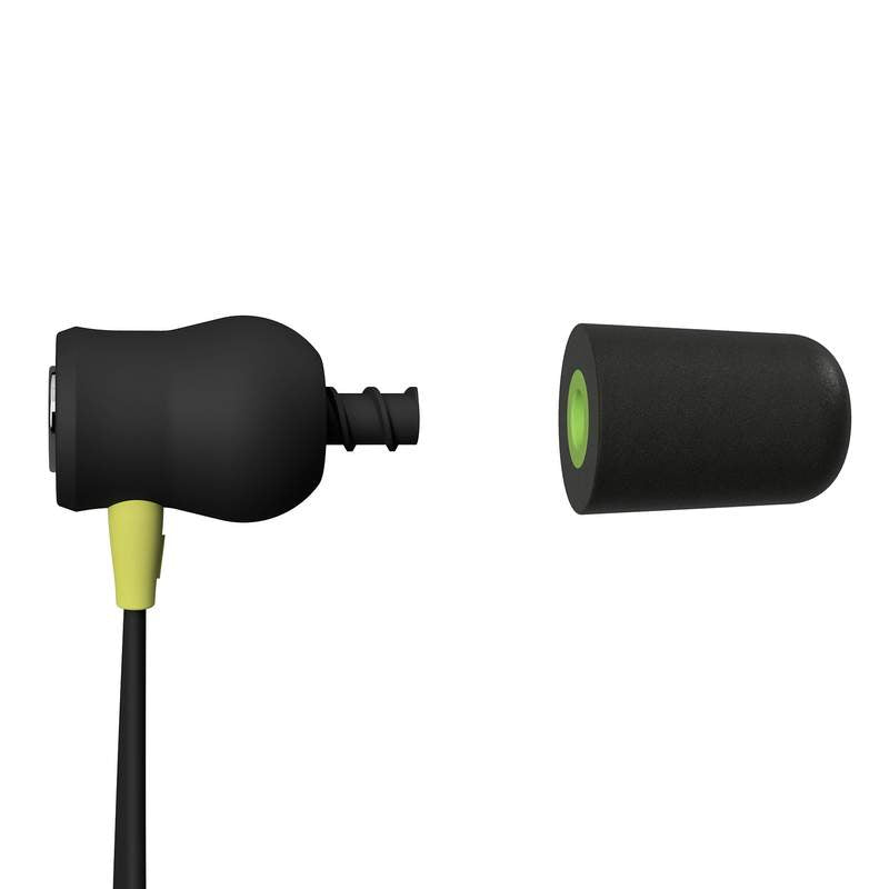 The ISOtunes XTRA Noise Isolation Earbuds use replaceable Trilogy soft memory foam eartips that screw on.