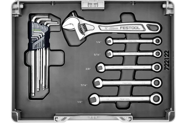 Festool Metric Installation Screwdriver/Wrench Organizer Kit 205748