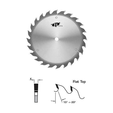 FS Tool Rip Circular Saw Blade 12 Inch x 30T FT with 30mm Bore and Hammer/Felder Pin Holes L21300-30PH