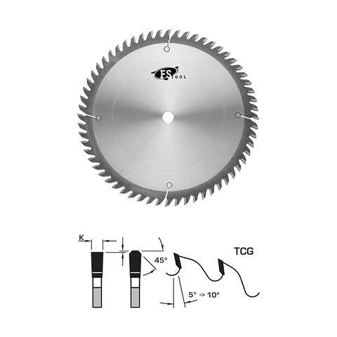 FS Tool Crosscut Circular Saw Blade 12 Inch x 80T TCG with 1 Inch Bore L23300