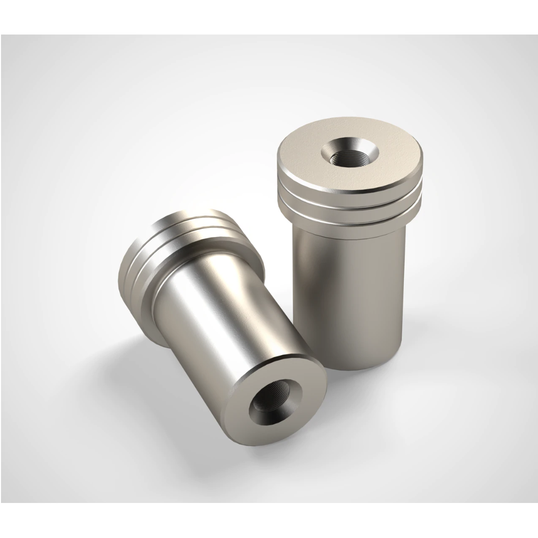 DoubleGroove Large Dogs have a tapped M8 hole for fastening, and are comfortable to use and easy to grip when removing.