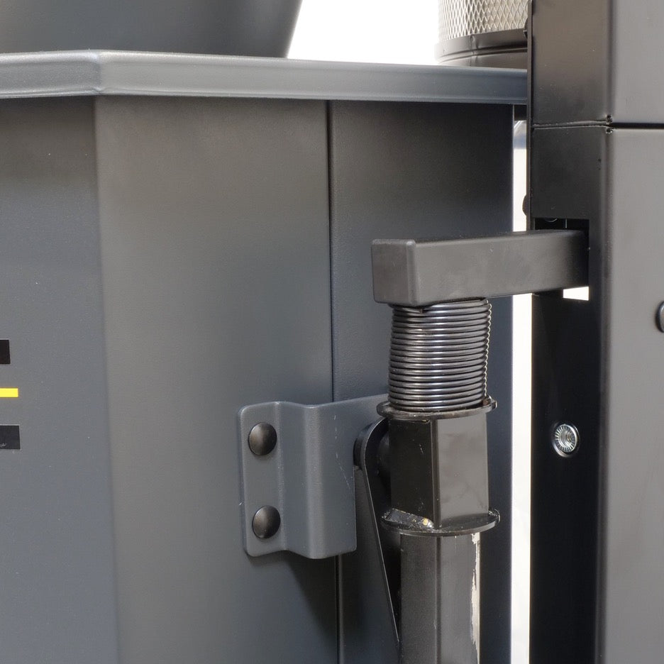 Laguna C|Flux 2HP Cyclone Dust Collector with HEPA Filter MDCCF22201 lift mechanism