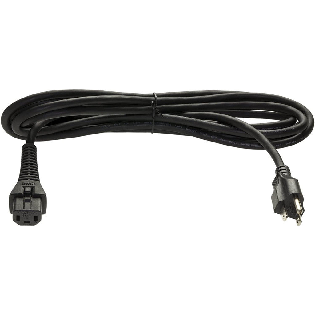 Replacement 4.m (14.1') 110V power cord for Mirka DEROS/DEOS/LEROS electric sanders with locking end for a secure connection.