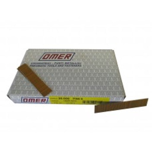 A package of Omer 23-gauge pins, with two strips out.