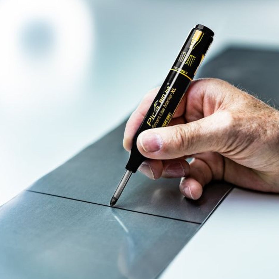 Pica Big Ink Smart-Use Marker black marking sheet steel