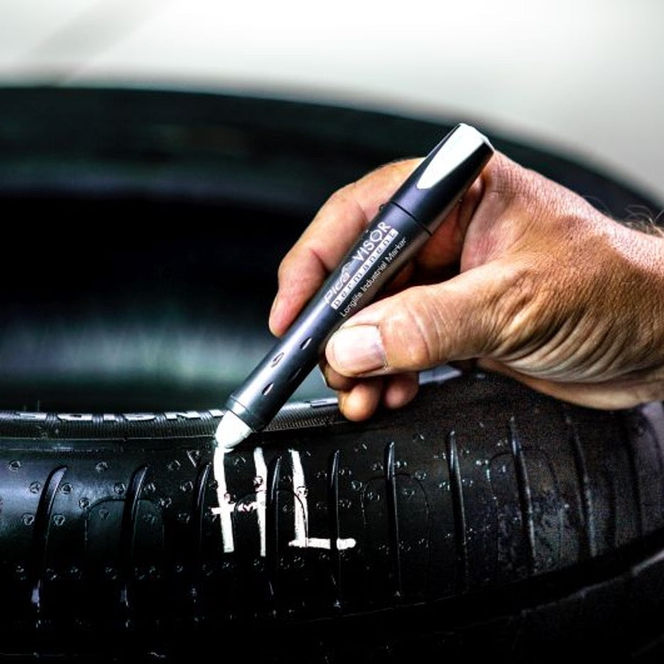 Pica Visor Permanent Markers 990/52 White marking rubber tire