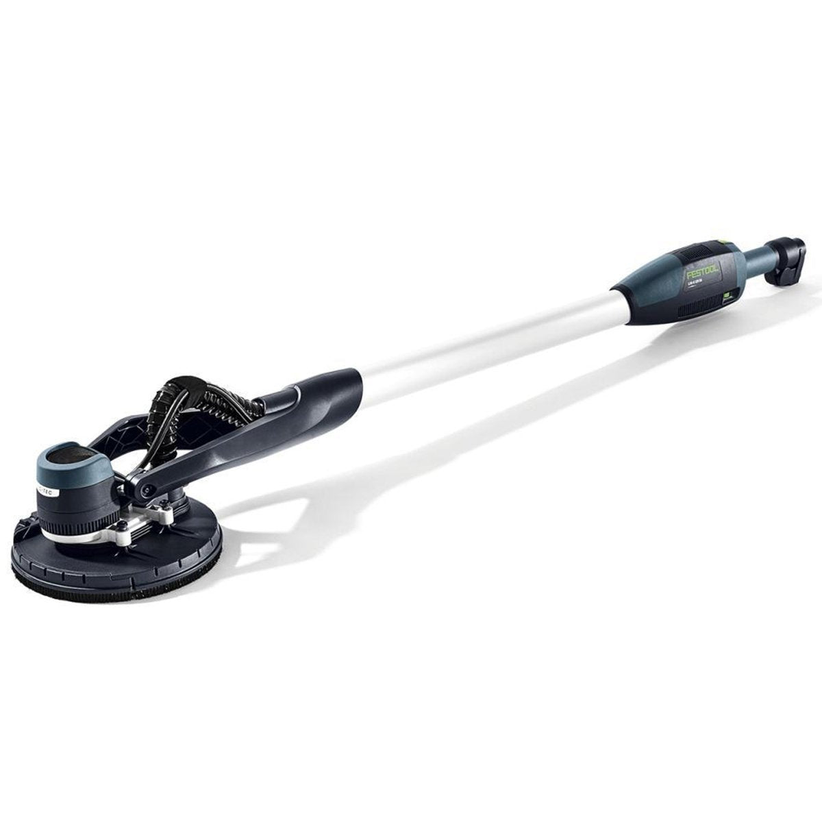 The long reach Planex Easy allows sanding of walls and ceilings without scaffolding or stilts.