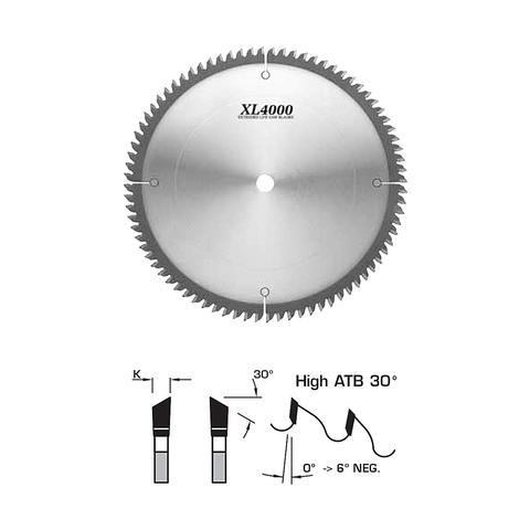 FS Tool Melamine/Laminate Circular Saw Blade 300mm x 100T Hi-ATB with 30mm Bore and Hammer/Felder Pin Holes SM6301-30PH