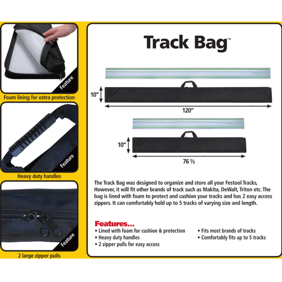 FastCap Track Bag for Guide Rails 120 Inch BF-120-TRACKBAG