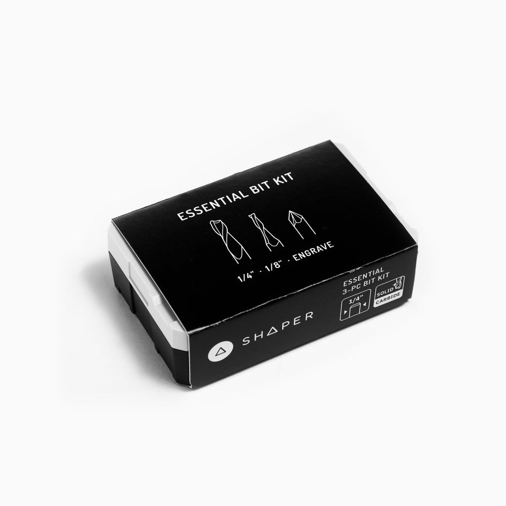 Shaper Essential Bit Kit Package with cardboard retail sleeve.
