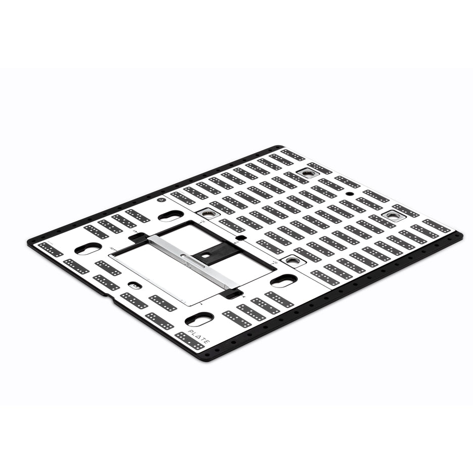 Shaper Plate universal template with Shaper Tape pattern, fences, flag stops.