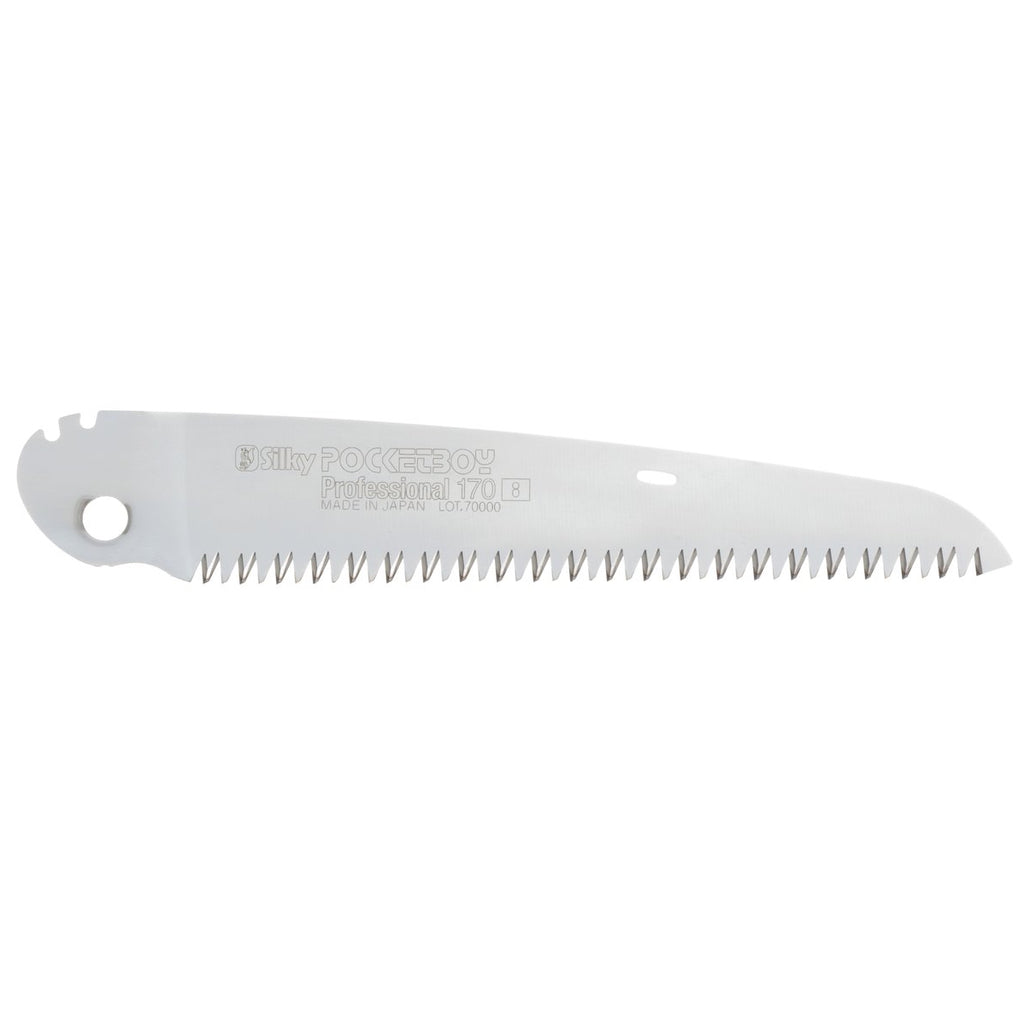 6-3/4 inch long hard chrome-plated blade resists rust and is easy to clean. Fine tooth pattern with 17 teeth per inch.