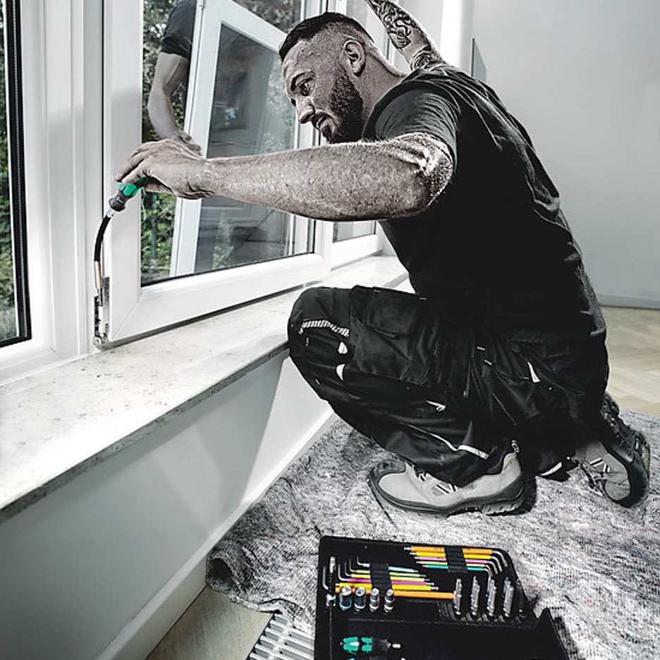 Wera Tools 36-Piece Premium Universal Tool Set “Window Builder”5134013001 installing windows