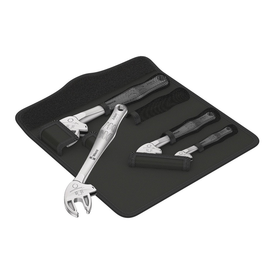 Wera Tools 4-Piece Joker Self-Setting Wrench Set open