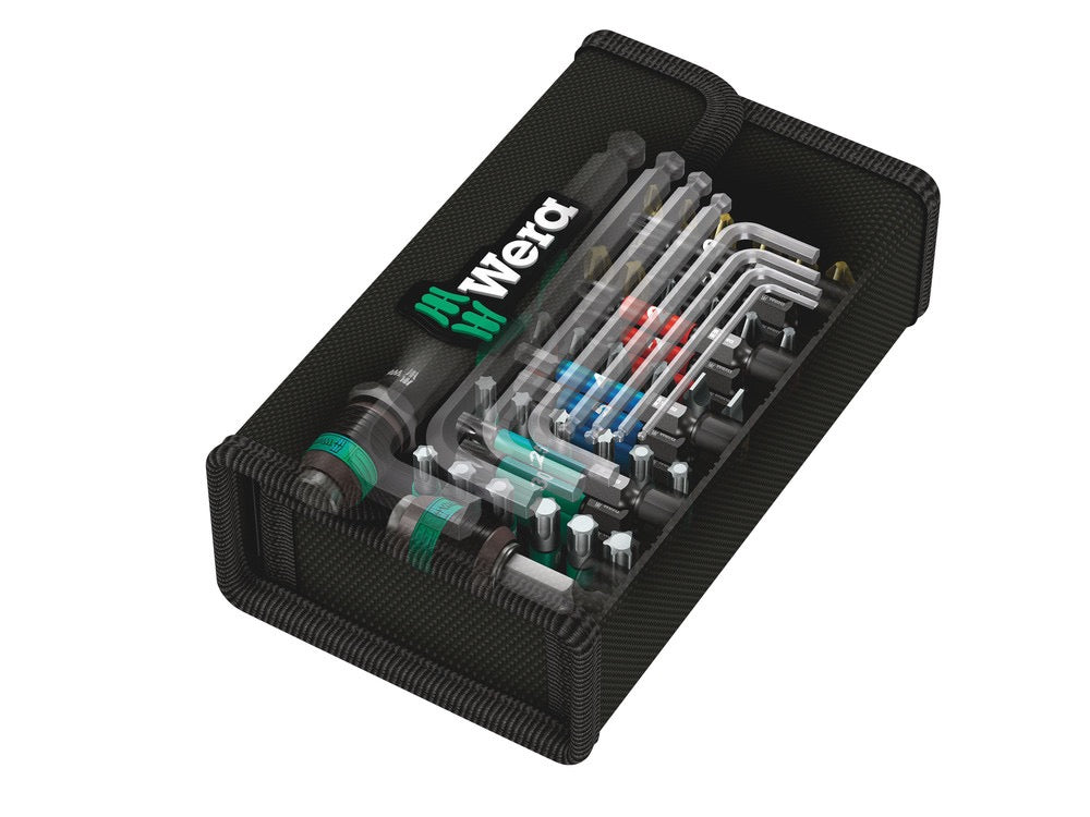 Wera Tools 52-Piece Kraftform Kompakt Screwdriver Set closed