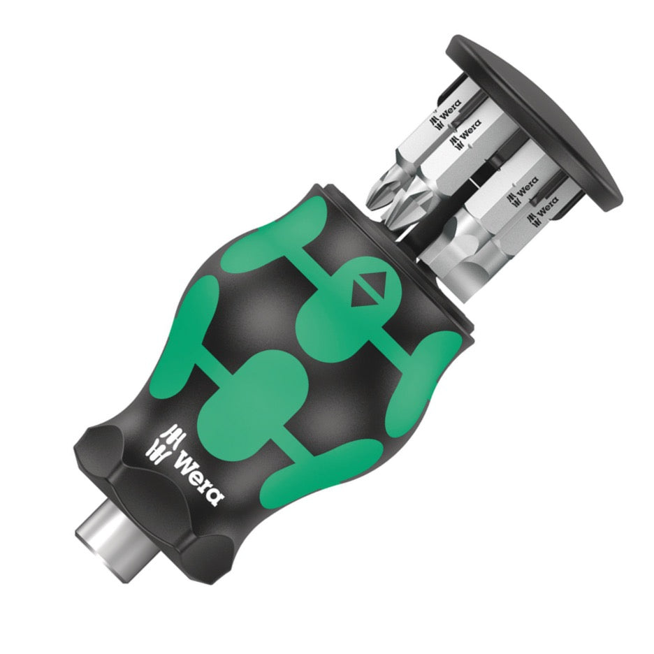 Wera Tools 6-Piece Kraftform Kompakt Stubby Screwdriver open