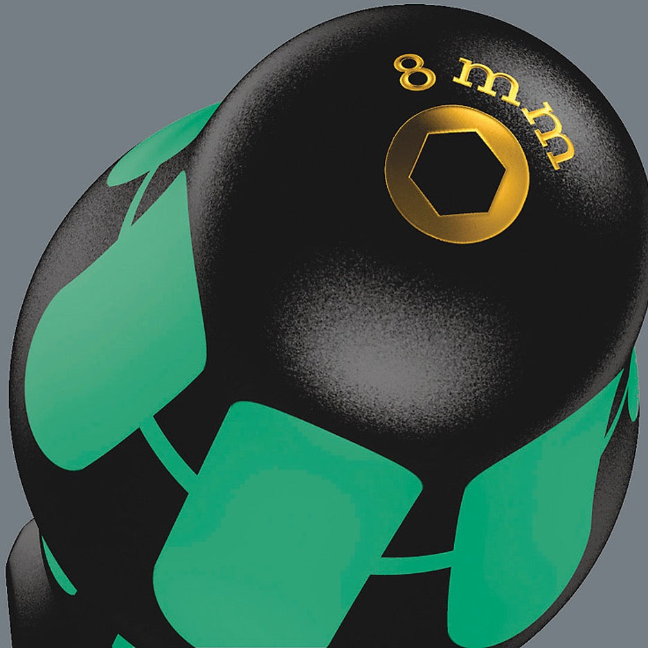 Wera Tools 7-Piece Nutdriver Set size indication