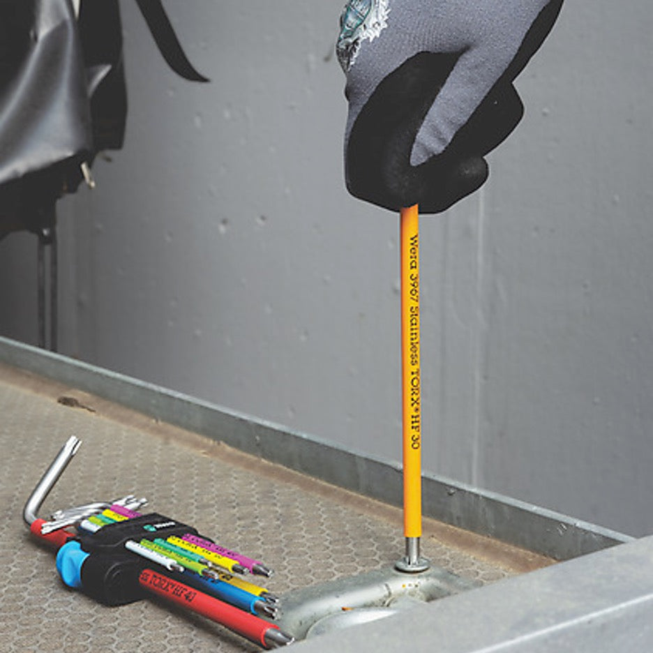 Wera Tools 9-Piece Multicolour Stainless Steel Torx L-Key Set 5022689001 application