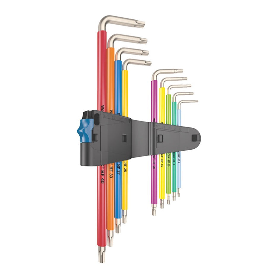Wera Tools 9-Piece Multicolour Stainless Steel Torx L-Key Set 5022689001 open
