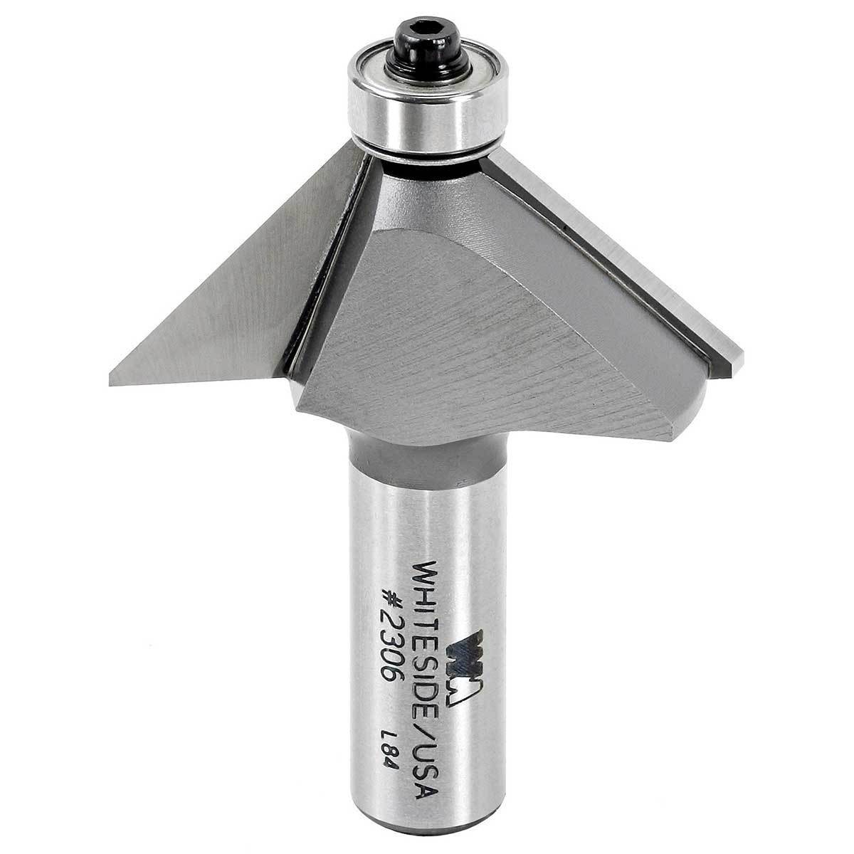 Ultimate Tools Whiteside 45 Degree Chamfer Router Bits - 1/4" & 1/2" Shank
