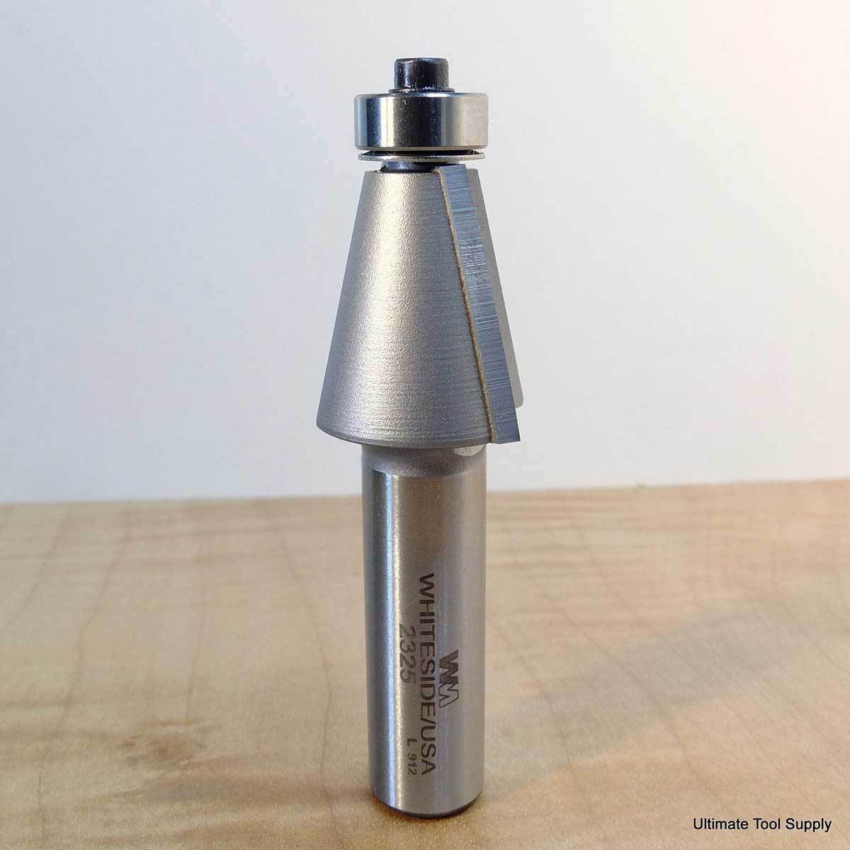 Ultimate Tools Whiteside Edge Bevel Router Bits (Various Angles) - 1/4" & 1/2" Shank