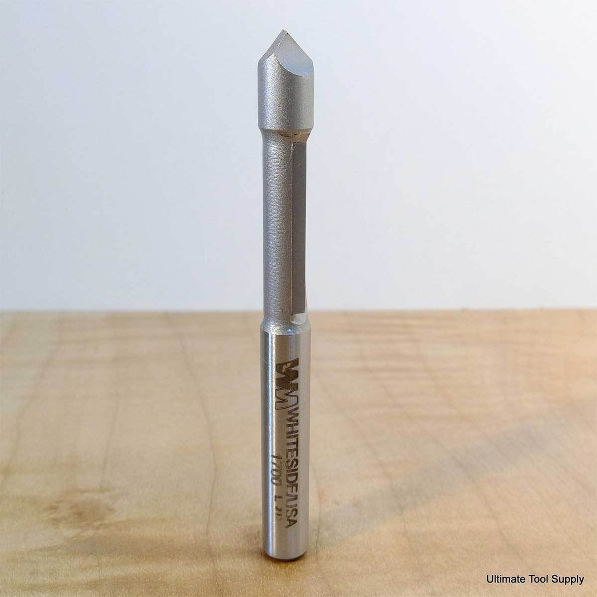 Ultimate Tools Whiteside Panel Router Bits /w Plunge Point & Solid Pilot - 1/4" & 1/2" Shank