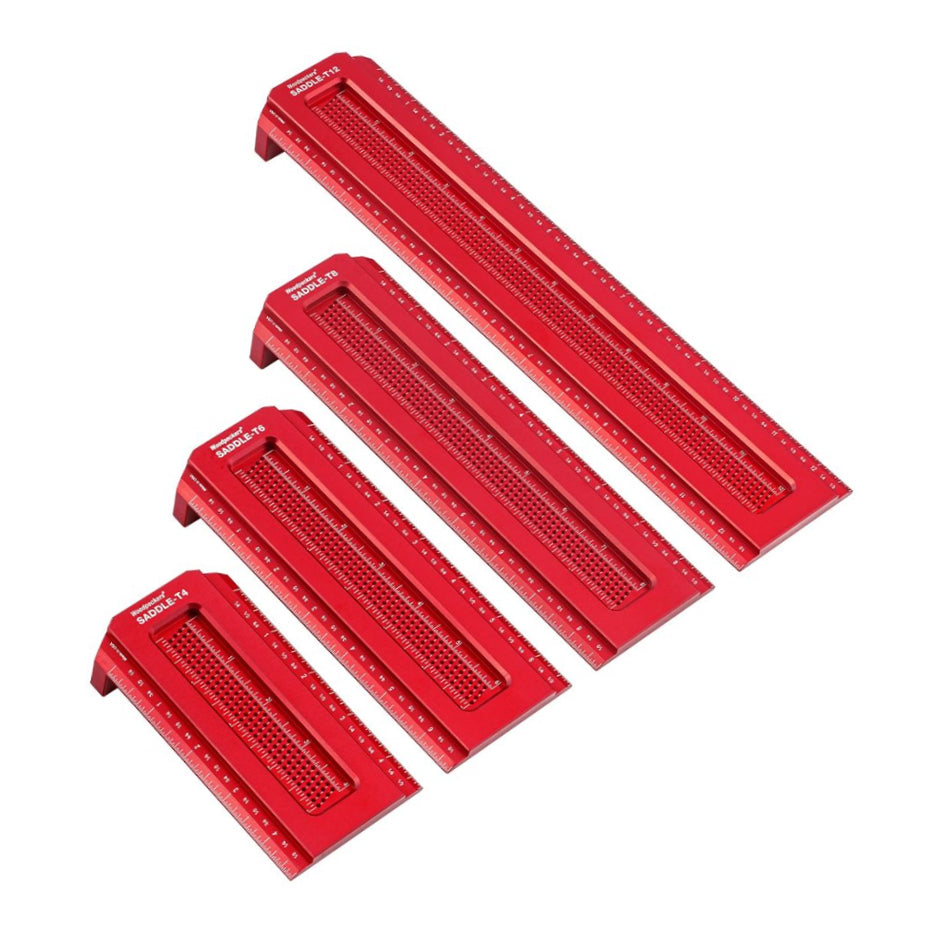 Woodpeckers Saddle T-Squares 4, 6, 8, 12 inch