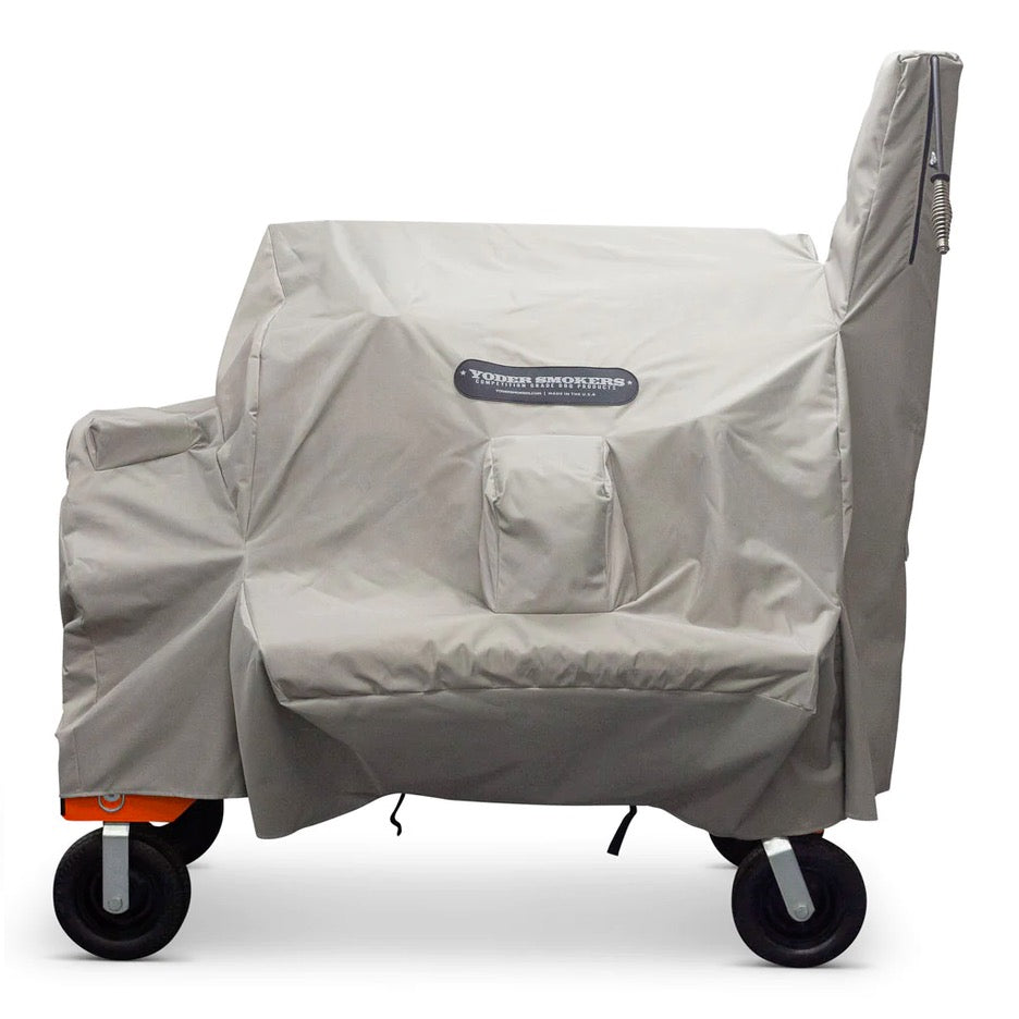 Yoder Smokers All-Weather Fitter Cover with Fixed Stack 91065