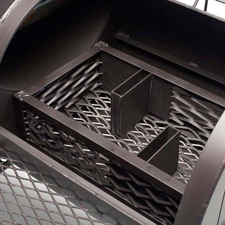 Yoder Smokers Loaded Wichita Smoker A41676 charcoal basket