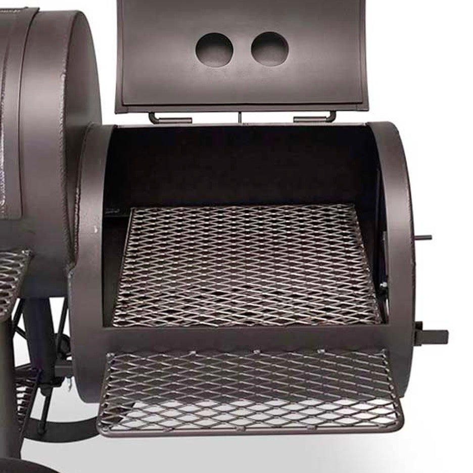 Yoder Smokers Loaded Wichita Smoker A41676 side chamber