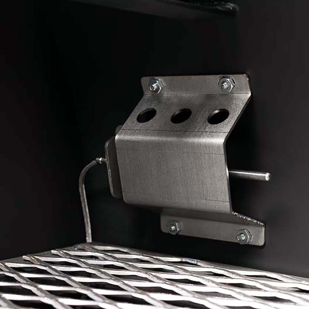 Detail view inside the back of the food compartment.