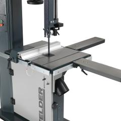 An example of table extensions mounted to the accessory rails.