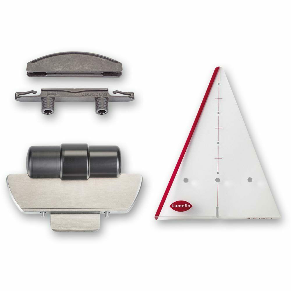 Lamello Divario P-18 Self Clamping Invisible Connectors Starter Set with template