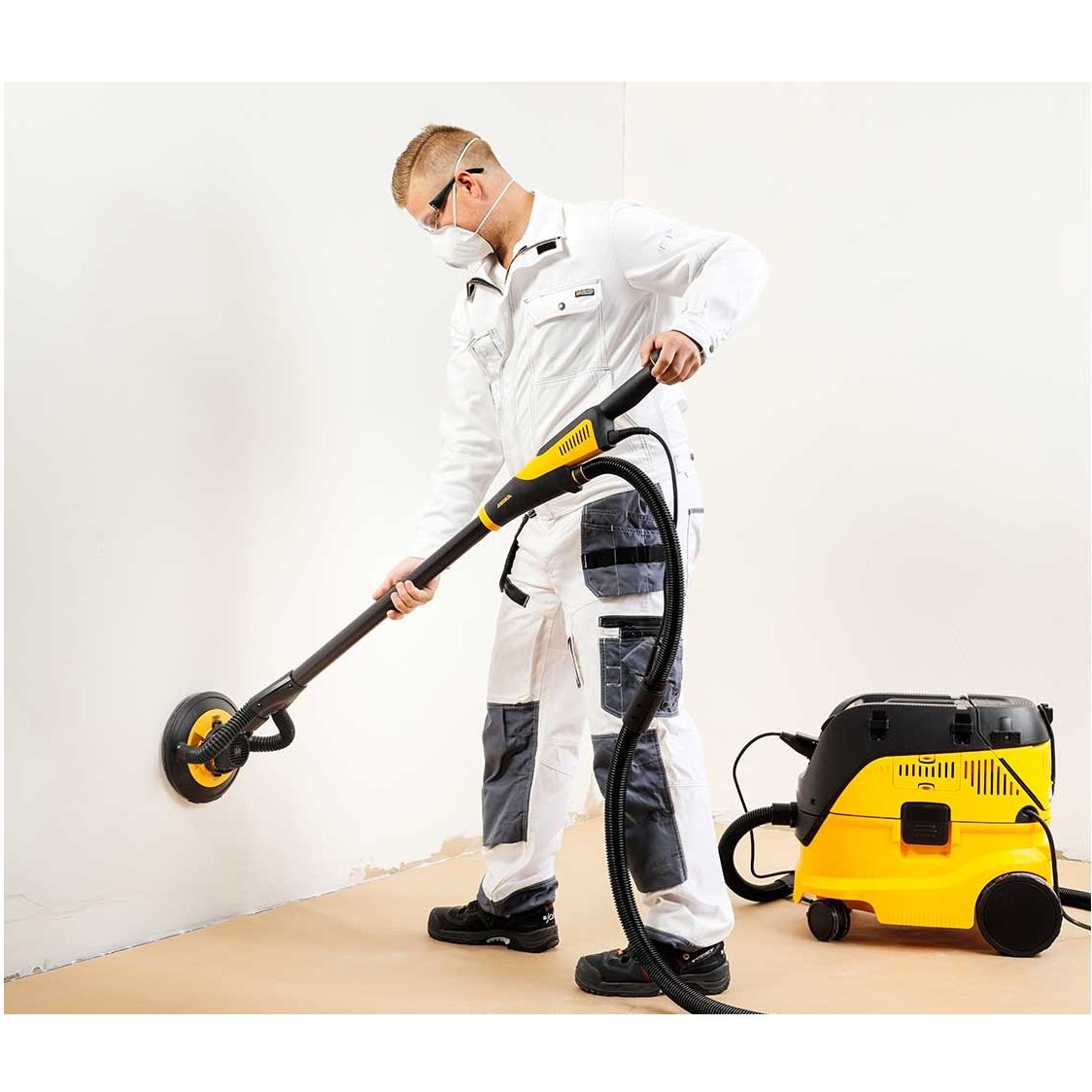 Mirka LEROS Long Electric Random Orbital Sander 9" 5mm Orbit - Ultimate Tools