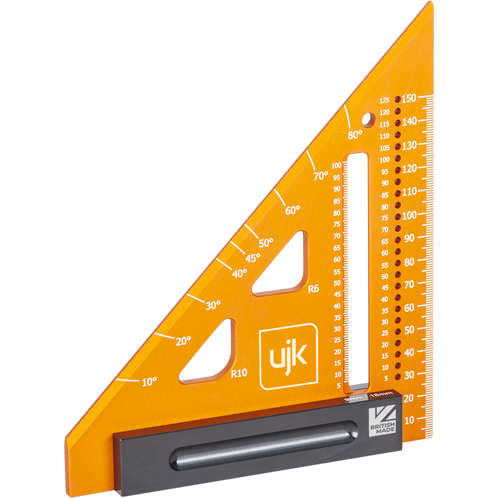 UJK Tools Professional Woodworkers Marking Square 150mm 109371
