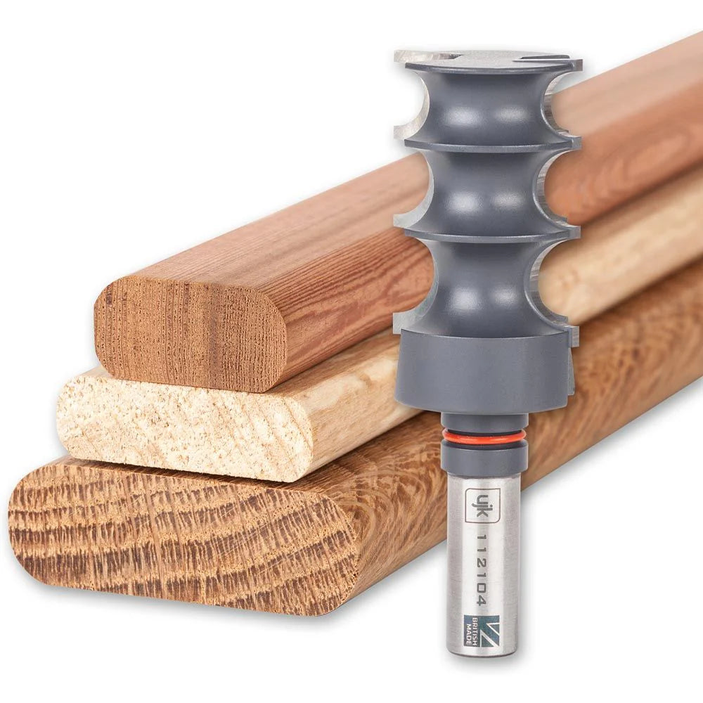 UJK Tools Router Bit for 10/12/14mm Loose Tenons with 1/2 Inch Shank 112104