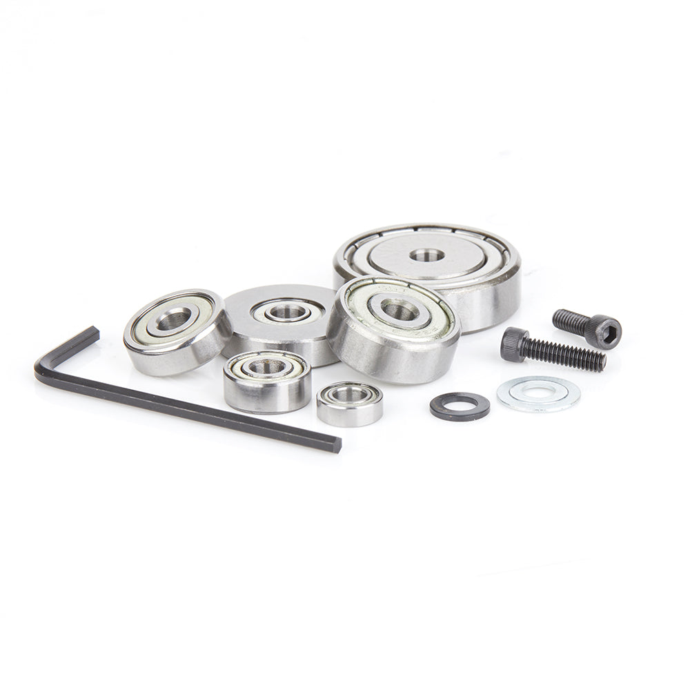 Amana Tool Complete Replacement Kit For Multi-Rabbet With Ball Bearing Guide 1/8, 1/4, 5/16, 3/8, 7/16 And 1/2 6000