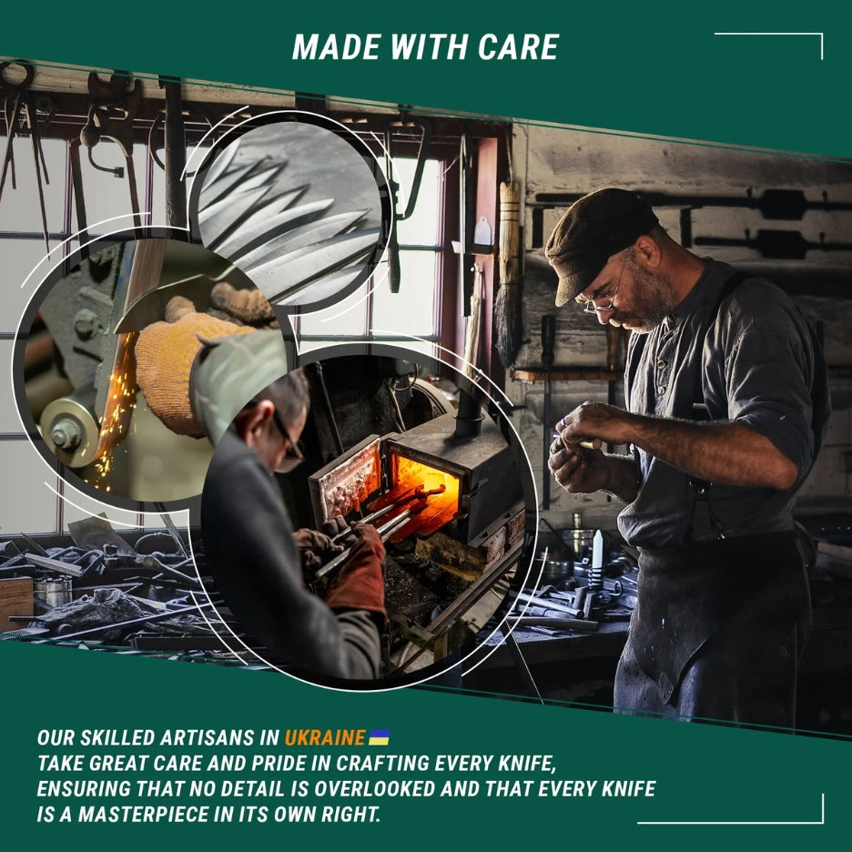 Beavercraft Dusk Carbon Steel Bushcraft Knife: made with care