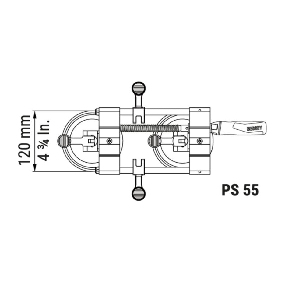 Bessey Tools Solid Surface Seaming Tool dimensions