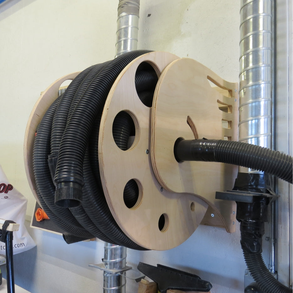 Fastcap SUPER REEL and hose attached to wall