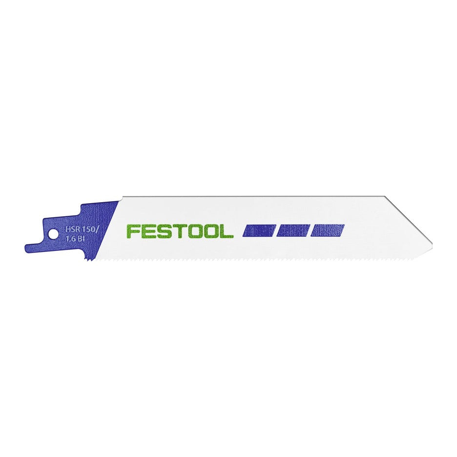 Festool 150mm Reciprocating Saw Blades for Steels HSR 150/1.6 BI 577489