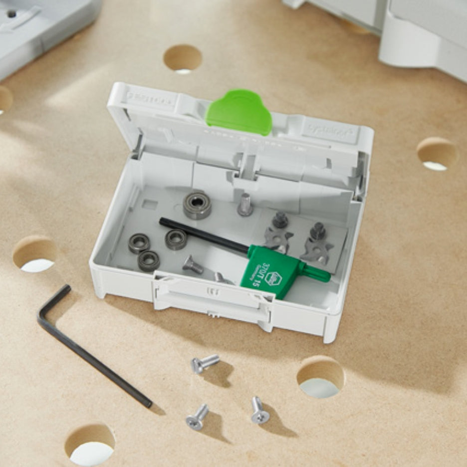 Micro Systainer SYS3 XXS is perfect for storing small parts, such as small materials and screws so nothing is
lost.
