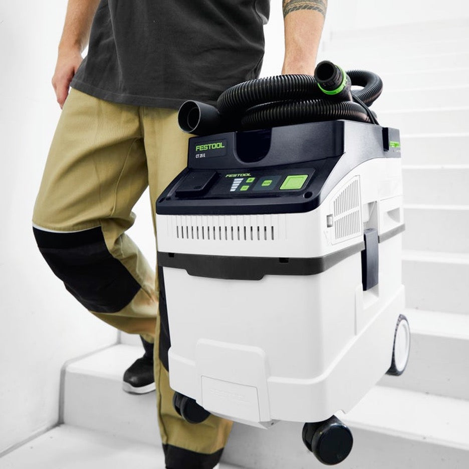 Festool CT 25 HEPA Cleantec Dust Extractor 577533 carry down stairs